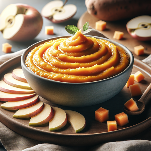 Creamy Sweet Potato and Apple Purée