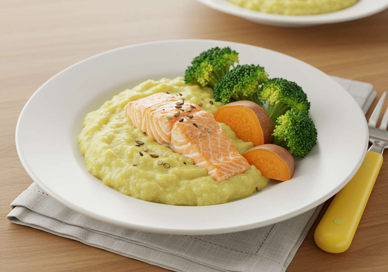 Nutrient-Rich Salmon & Sweet Potato Power Mash