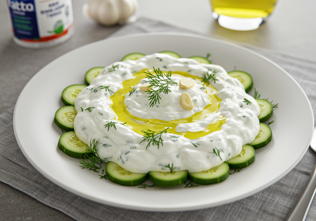 Creamy Herb & Garlic Yogurt Dip