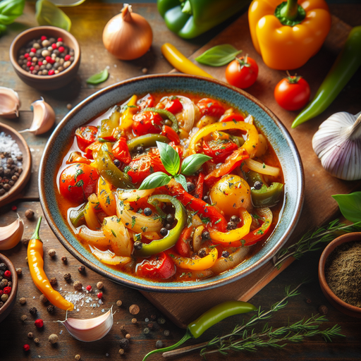 Healthy Sataraš (Balkan Vegetable Stew)