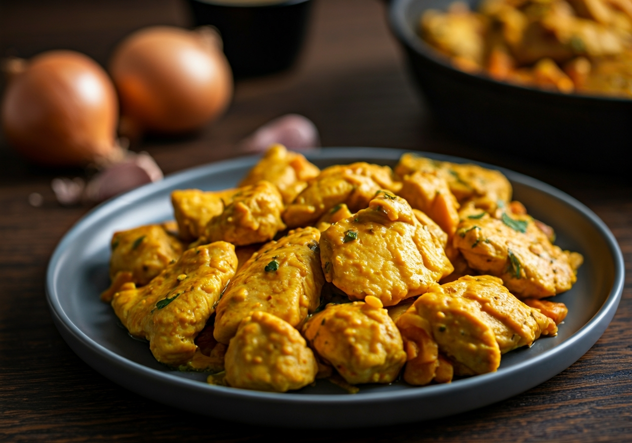 Healthy Turmeric & Garlic Chicken Skillet