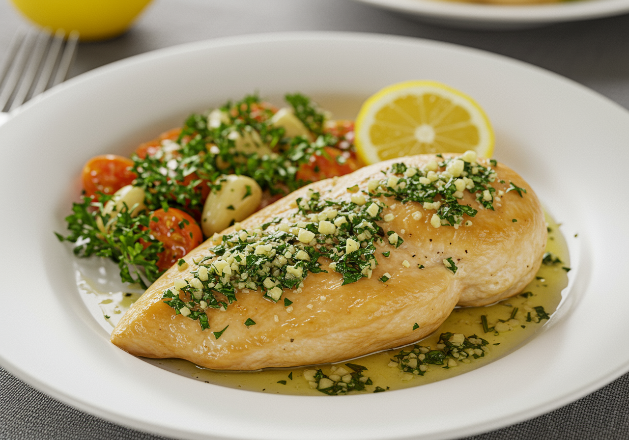 Lemon Herb Crusted Chicken