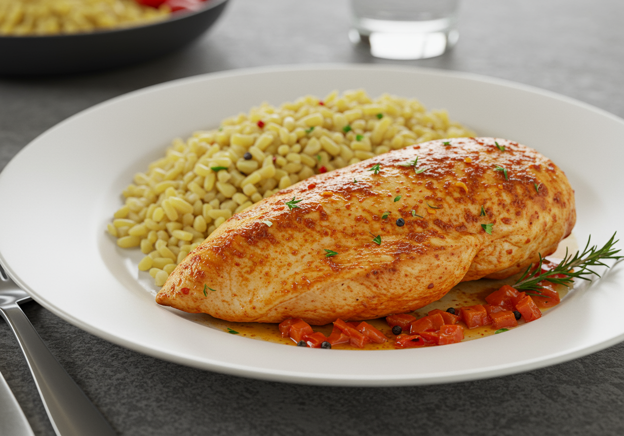 Paprika-Spiced Pan-Seared Chicken Breast