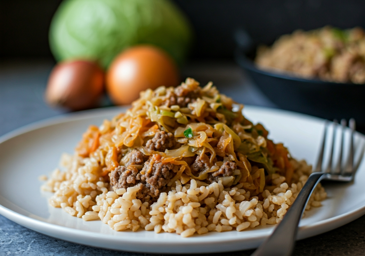 Balkan Deconstructed Cabbage Bowl