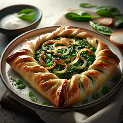 Light Balkan-Style Burek with Spinach and Onion