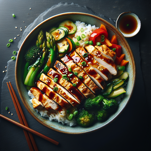 Healthy Chicken Teriyaki Rice Bowl