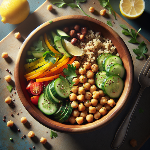 Mediterranean Chickpea & Quinoa Bowl