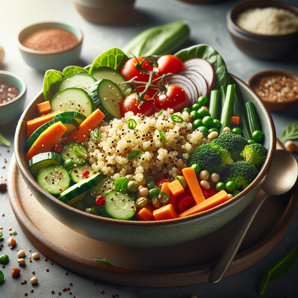 Gluten-Free Quinoa Vegetable Bowl