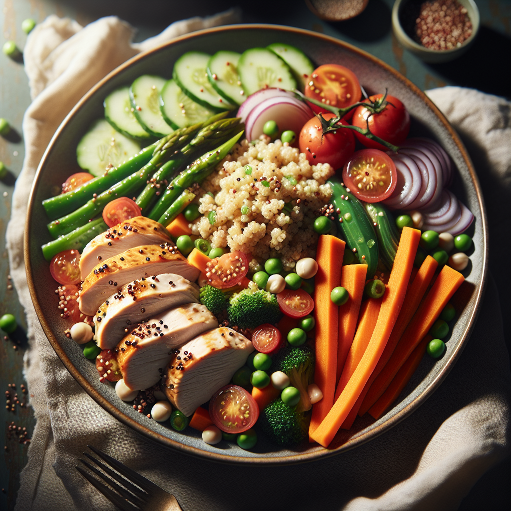 High-Protein Chicken and Quinoa Bowl