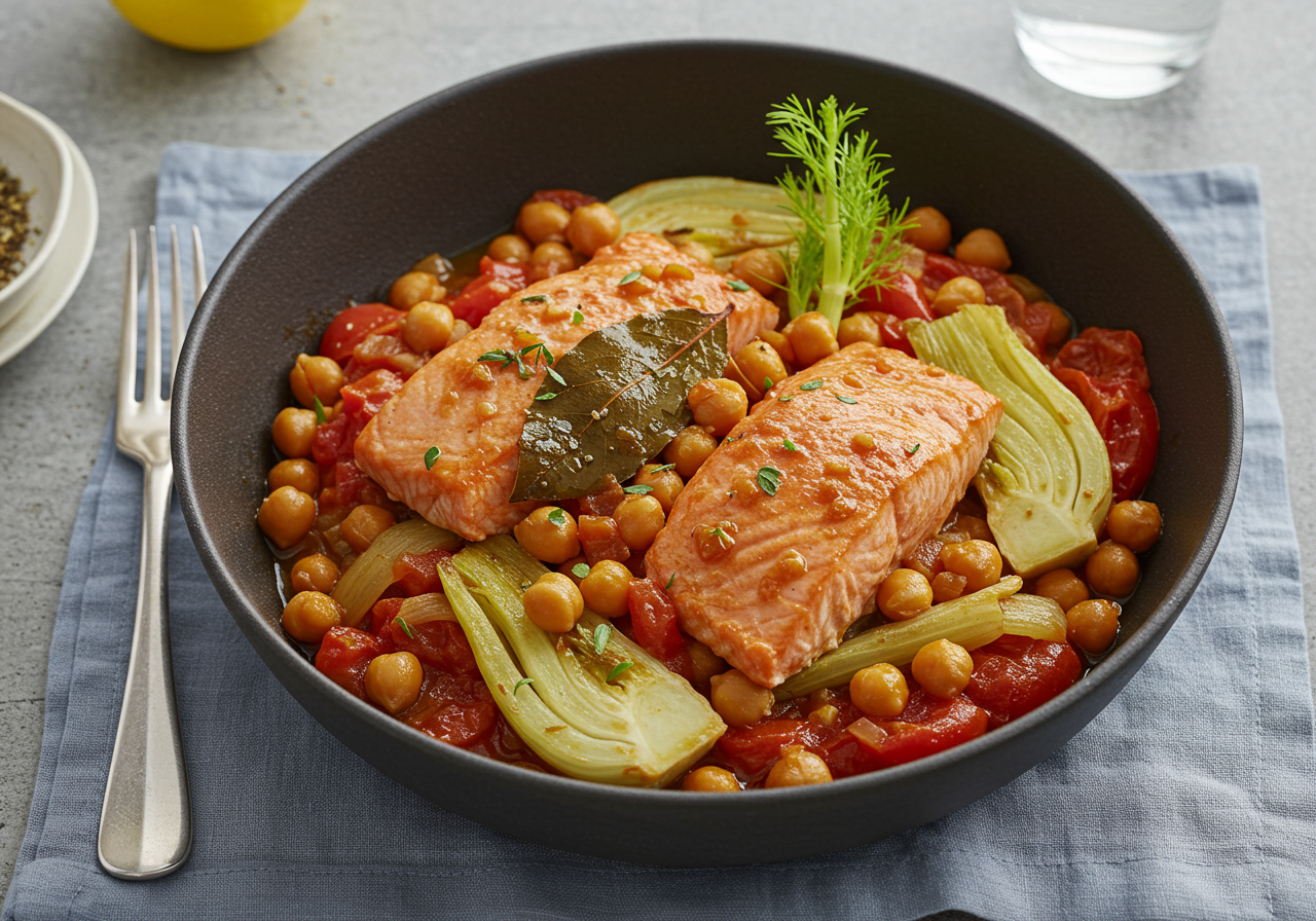 Moroccan-Spiced Lamb and Fennel Tagine