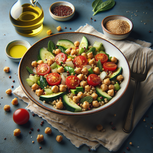 Mediterranean Chickpea & Quinoa Salad