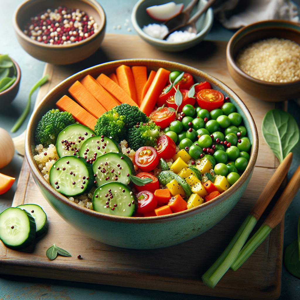 Vegetable Quinoa Meal Prep Bowls