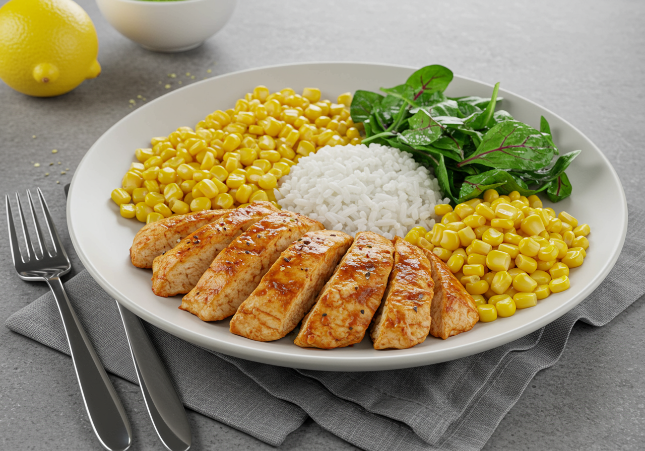 Middle Eastern Spiced Chicken & Rice Bowl