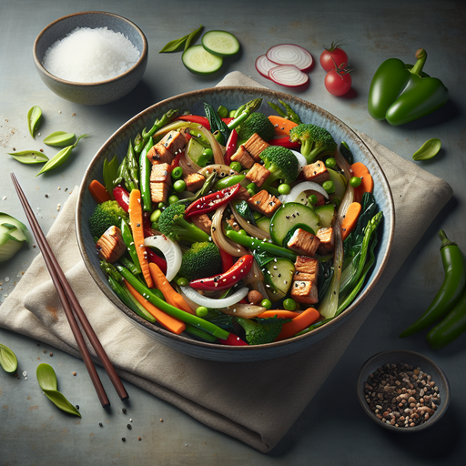 Pregnancy-Friendly Asian Stir-Fry Bowl