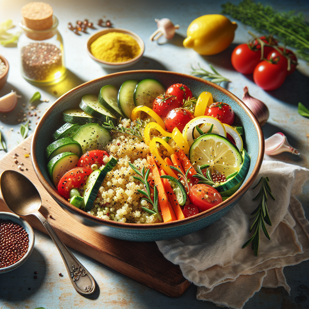 Mediterranean Quinoa Bowl