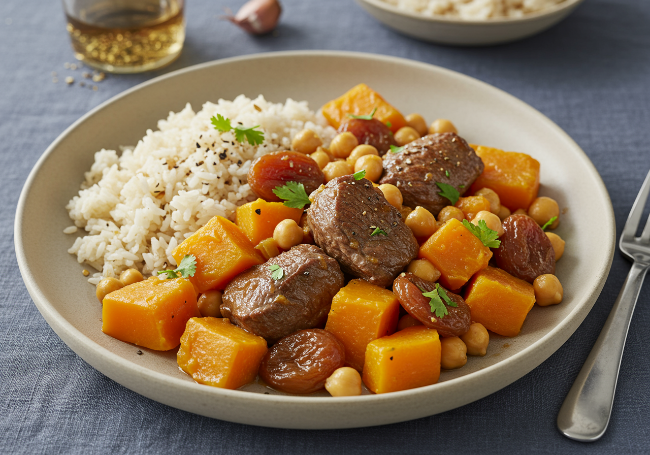 Moroccan Lamb & Butternut Squash Tagine