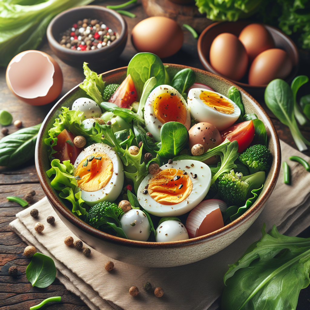 Egg and Salad Bowl