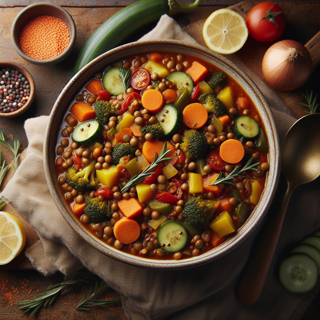 Vegan Lentil and Vegetable Stew